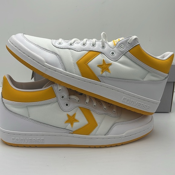 Converse Men’s Sneakers A08687C
FASTBREAK PRO MID WHITE/LIGHT YELLOW/WHITE - Picture 15 of 16